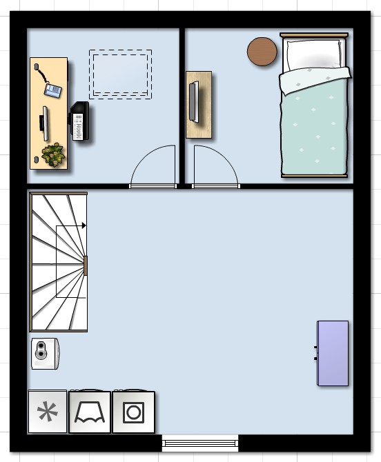 plattegrond - floorplanner.com plattegrond zolder meedenken 2 extra slaapkamers